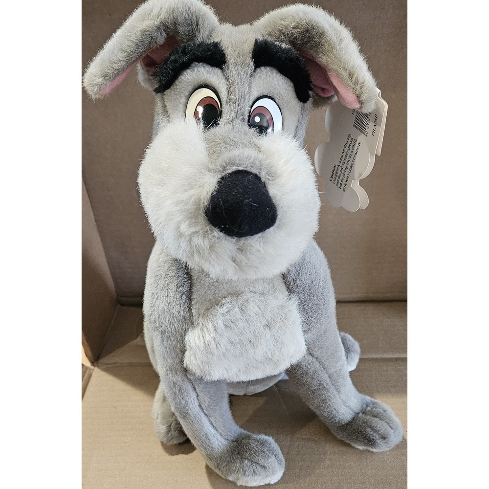 Disney Parks Tramp Plush Lady‎ and the Tramp Dog Disneyland Walt Disney World...